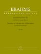 Brahms 2 Sonatas Op.120 Clarinet[Bb]-Piano (edited by Clive Brown)