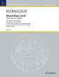 Korngold Mariettas Lied Op.12 (Glück, das mir verblieb from the opera "Die tote Stadt") Soprano (original key) or mezzo soprano (transposed version)- 2 Vi.-Va.-Vc.-Piano (Score/Parts) (arr. by Bengt Fortsberg)