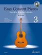 Easy Concert Pieces Vol.3 (Guitar) (Bk-Cd)