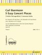 Baermann 5 Easy Concert Pieces Op.63 (from the Klarinettenschule Op.63 Clarinet-Piano