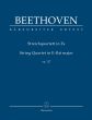 Beethoven Quartett E-flat major Op.127 2 Vi.-Va.-Vc. Study Score