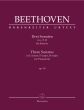 Beethoven 3 Sonaten Op.10 Klavier (Jonathan Del Mar) (Barenreiter-Urtext)