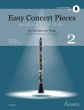 Easy Concert Pieces Vol. 2 Clarinet-Piano (22 Pieces from 4 Centuries)