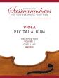 Viola Recital Album Vol.2 9 Recital Pieces in First Position for Viola and Piano or Two Violas (Christoph Sassmannshaus - Melissa Lusk)