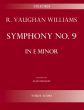 Vaughan Williams Symphony No.9 e-minor Study Score (edited by Alain Frogley)