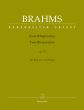 Brahms 2 Rhapsodien Op.79 für Klavier (Christian Köhn) (Barenreiter-Urtext)