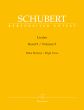 Schubert Lieder Vol. 9 Hoch / High (edited by Walther Durr) (Barenreiter-Urtext)