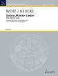 Wolf 7 Mörike Lieder Tiefe (mittlere) Stimme-Streichquartett (Part./Stimmen) (transcr. von Stefan Heucke)