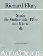 Flury Suite Violine oder Flöte und Klavier (1951) (Urs Joseph Flury)