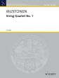 Mustonen String Quartet No. 1 Score and Parts