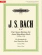 Bach Die Clavier-Büchlein für Anna Magdalena Bach 1722 & 1725 (Auswahl) (Christoph Wolff)