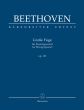 Beethoven Große Fuge Op. 133 for String Quartet Study Score (Jonathan Del Mar)