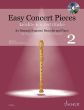 Easy Concert Pieces Vol. 2 Descant Recorder and Piano (24 Pieces from 5 Centuries - Book with CD) (edited by Elisabeth Kretschmann)