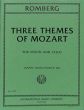 Romberg Three Themes of Mozart for Violin and Cello (edited by Henry Schradieck) (re edited by Nanae Iwata and Patrick Jee)