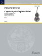 Penderecki Capriccio per Siegfried Palm Kontrabass solo (transcr. Matt Kline)