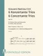 Cirri 6 Konzertante Trios Op.18 Band 2 (No. 4 - 6) Violine-Viola und Violoncello (Part./Stimmen) (Wolfgang Birtel)
