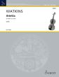 Watkins Arietta for Violin and Piano (2020)
