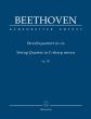 Beethoven String Quartet in C-sharp minor Op. 131 (Study Score) (edited by Jonathan Del Mar)