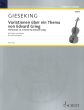 Gieseking Variations on a theme by Edvard Grieg for Violin and Piano (Piano reduction with solo part)