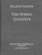 Carter Complete String Quartets Study Score (Hardcover)