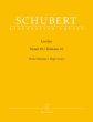 Schubert Lieder Volume 10 for High Voice (Walther Durr)