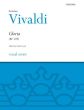 Vivaldi Gloria RV 589 Soli-SATB and Orchestra (Vocal Score) (Paul Everett)