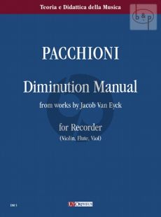Manuale di Diminuzione from the Works of Jacob Van Eyck