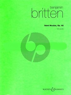 Britten Saint Nicolas Op.42 Fullscore