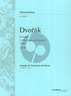 Dvorak Konzert h-moll Op.104 Violoncello und Orchester (Klavierauszug) (Klaus Doge - Heinrich Schiff)
