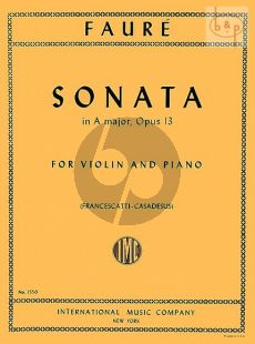 Sonata A-major Op.13