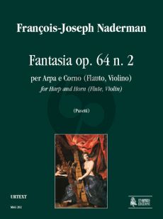 Naderman Fantasia Op. 64 No. 2 Harp and Horn (or Flute/Violin) (Score/Parts) (edited by Anna Pasetti)