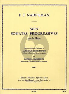 Nadermann 7 Sonates Progressives Op.92 Harp (Grade 4 - 6) (Aphonse Hasselmans)