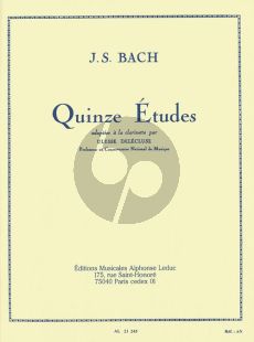 Bach 15 Etudes pour Clarinette (Delecluse)