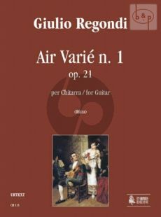 Regondi Air Varie No. 1 Op. 21 for Guitar (edited by Fabio Rizza)