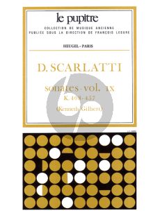 Scarlatti Sonates Vol.9 K.408-457 Clavier (Kenneth Gilbert) (Le Pupitre)