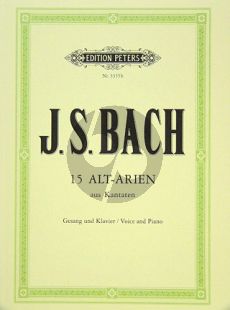Bach 15 Arien aus Kantaten (Altstimme) (Straube-Schneider)