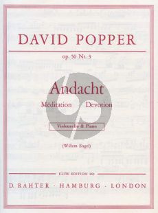 Popper Andacht Op.50 No.3 Violoncello-Klavier (Willem Engel)