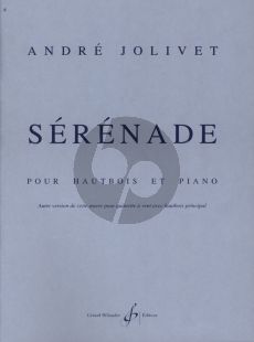 Jolivet Serenade Hautbois et Piano