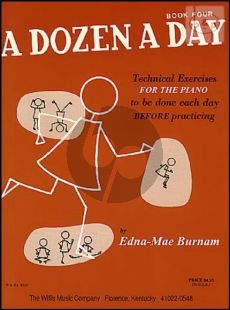 A Dozen a Day Vol. 4 Piano