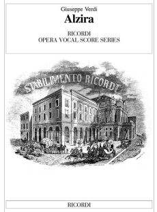 Verdi Alzira Vocal Score (it.)