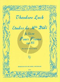 Lack Etudes de Mlle Didi Op.85 Vol.1 Piano