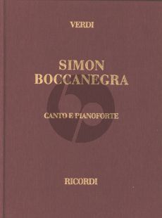 Verdi Simon Boccanegra Vocal Score (it.) (Hardcover)
