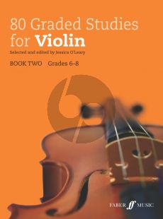 80 Graded Studies for Violin Book 2 (ed. Jessica O'Leary)