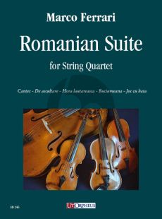 Ferrari Romanian Suite for String Quartet (Score/Parts)