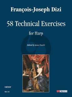 Dizi 58 Technical Exercises for Harp (edited by Anna Pasetti)