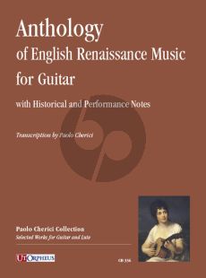 Anthology of English Renaissance Music for Guitar (with Historical and Performance Notes) (edited by Paolo Cherici)