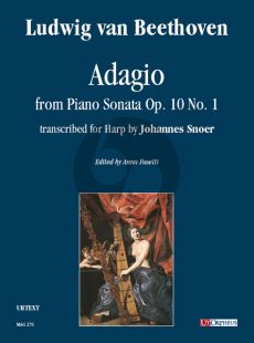 Beethoven Adagio from Piano Sonata Op. 10 No. 1 for Harp (arr. Johannes Snoer) (edited by Anna Pasetti)