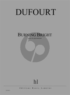 Dufourt Burning Bright 6 Percussionists Score