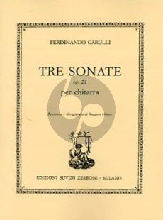 Carulli 3 Sonatas Op.21 Guitar (edited by Ruggero Chiesa)