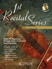 First Recital Series for Viola Bk-Cd (Solos Beginning through Early Intermediate Level) (James Curnow)